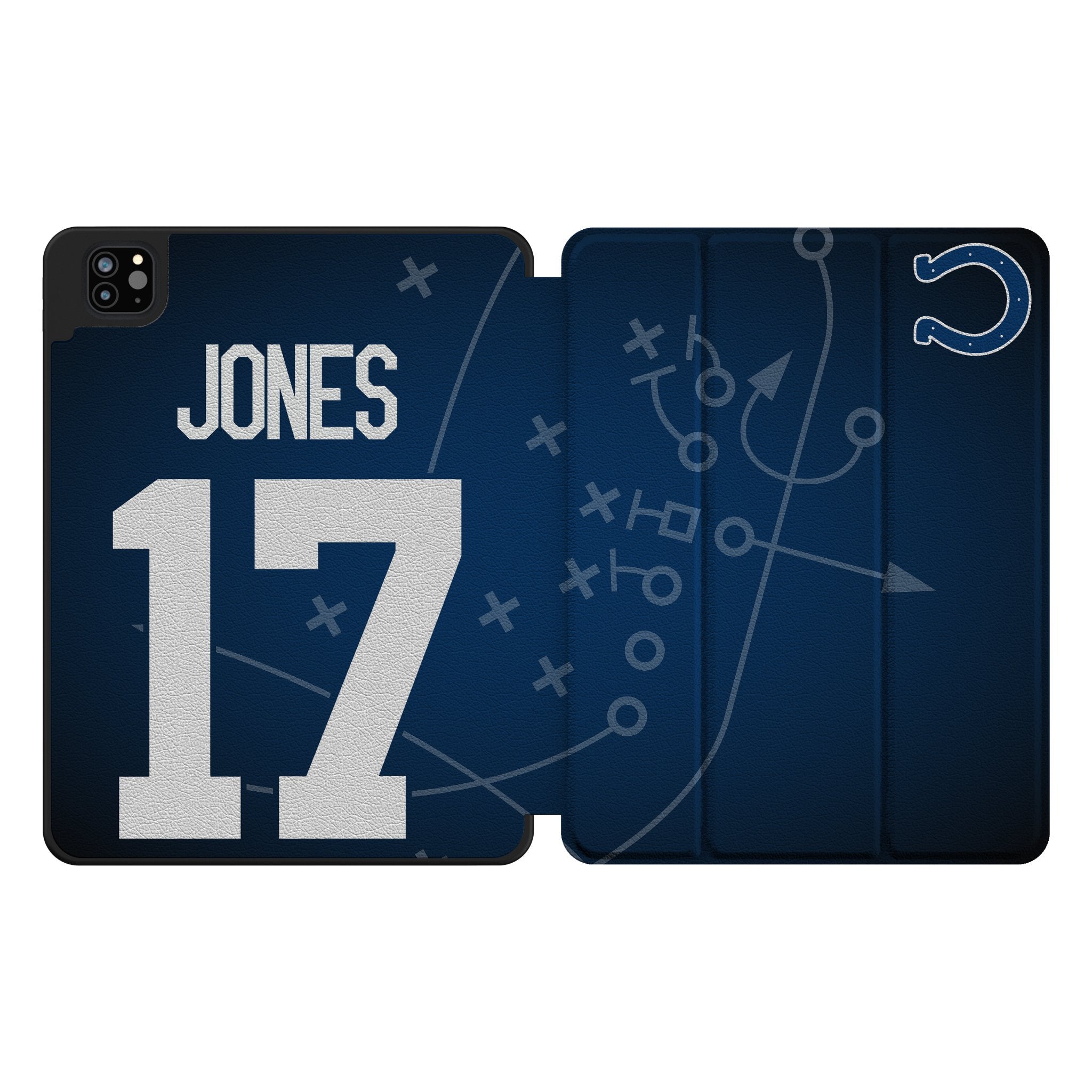Daniel Jones Indianapolis Colts 17 Game Tactic Tablet Case for Apple iPad - Sports Gifts, Sports Memorabilia, Sports Collectibles, Fan Shop