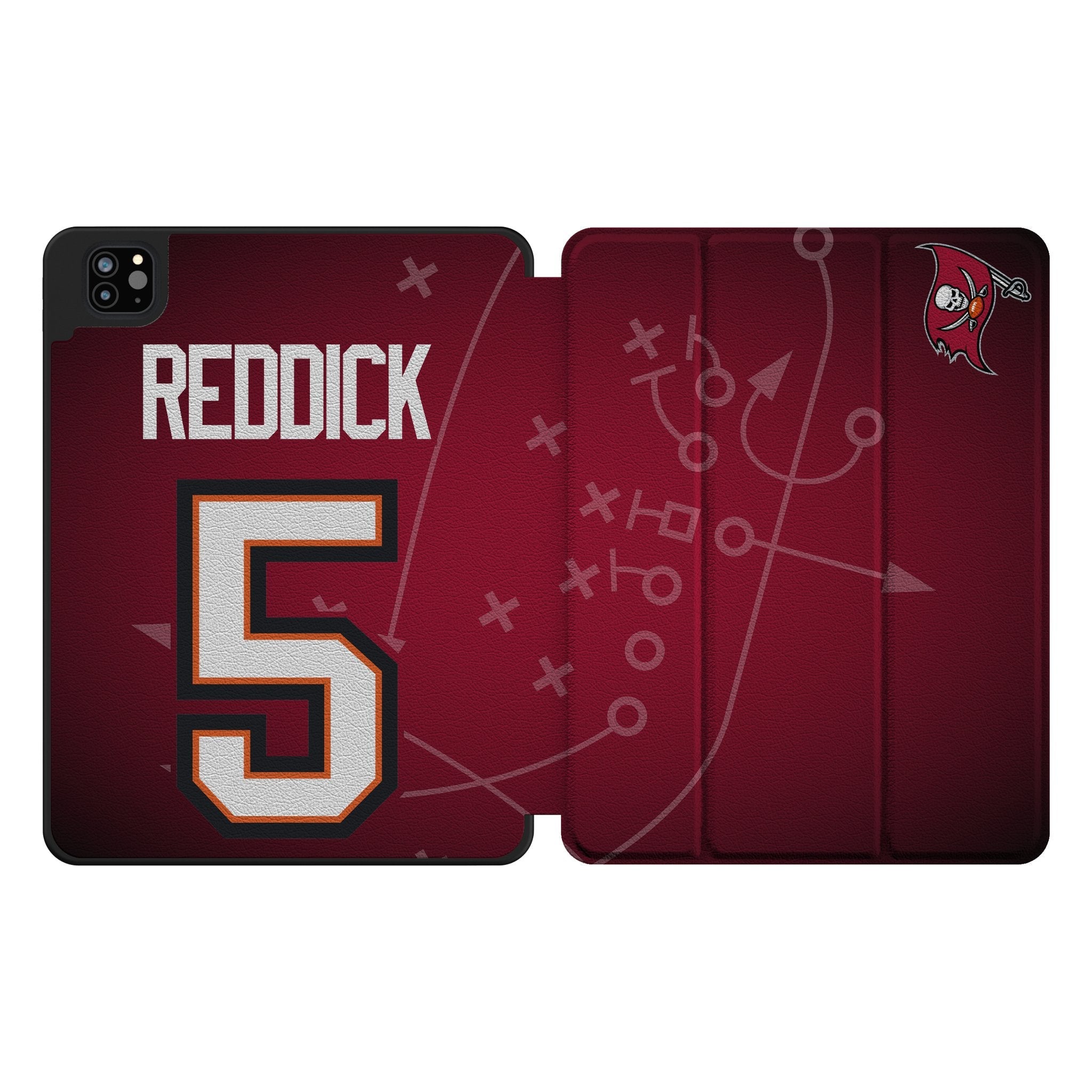Haason Reddick Tampa Bay Buccaneers 5 Game Tactic Tablet Case for Apple iPad - Sports Gifts, Sports Memorabilia, Sports Collectibles, Fan Shop