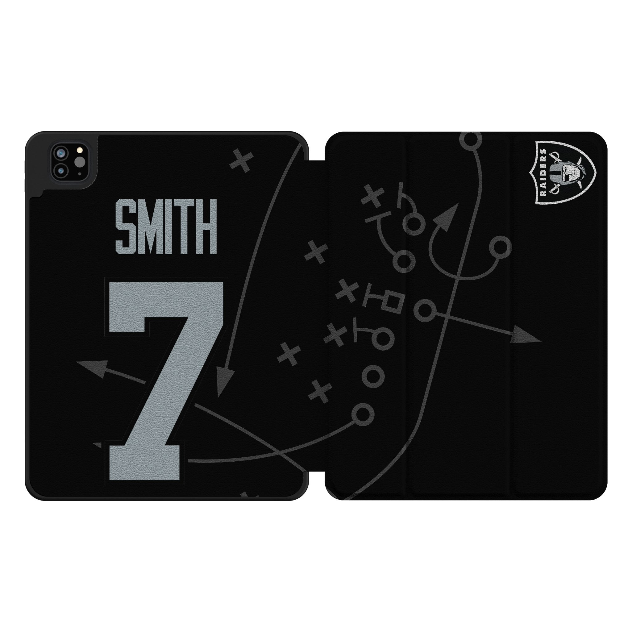 Geno Smith Las Vegas Raiders 7 Game Tactic Tablet Case for Apple iPad - Sports Gifts, Sports Memorabilia, Sports Collectibles, Fan Shop