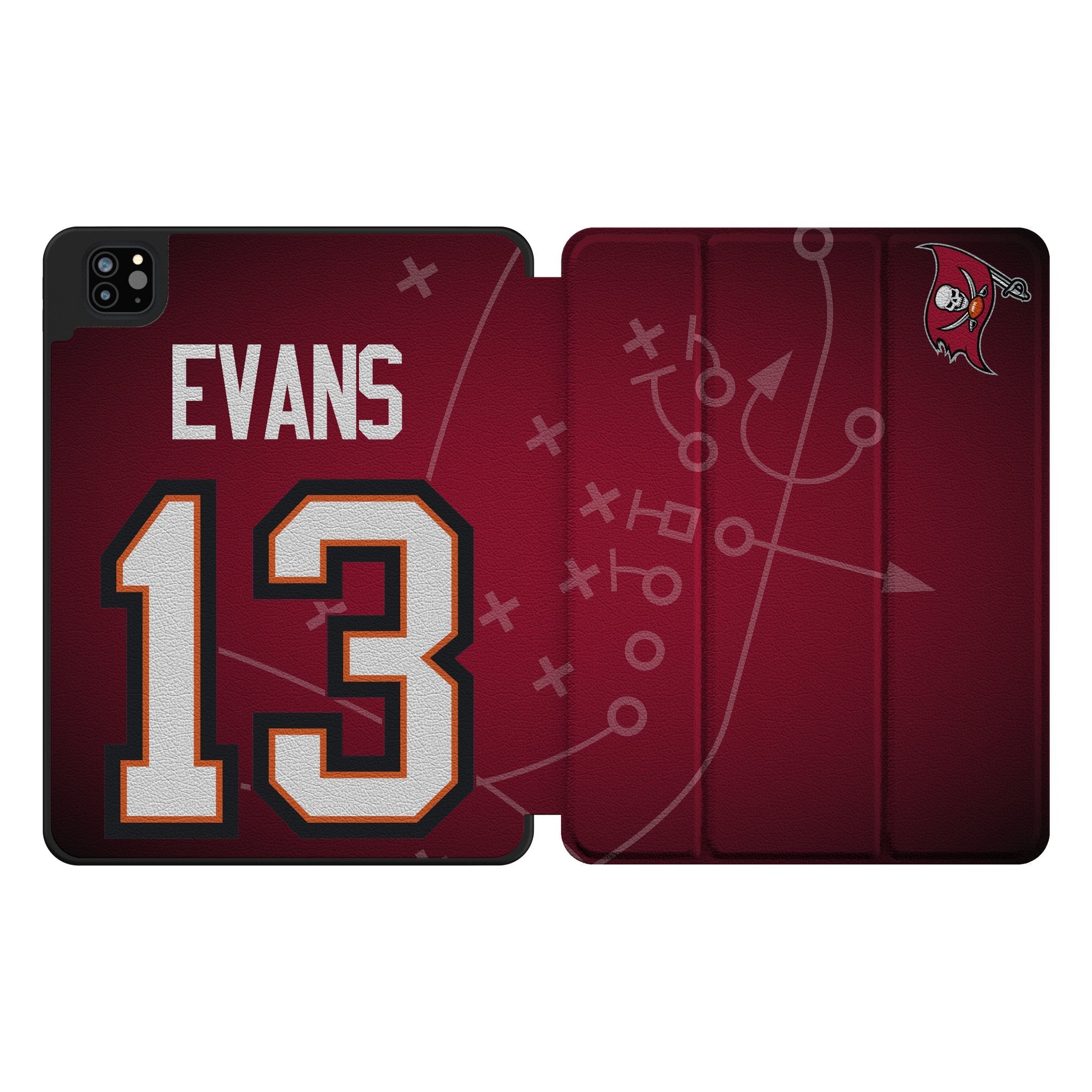 Mike Evans Tampa Bay Buccaneers 13 Ready Tablet Case for Apple iPad - Sports Gifts, Sports Memorabilia, Sports Collectibles, Fan Shop