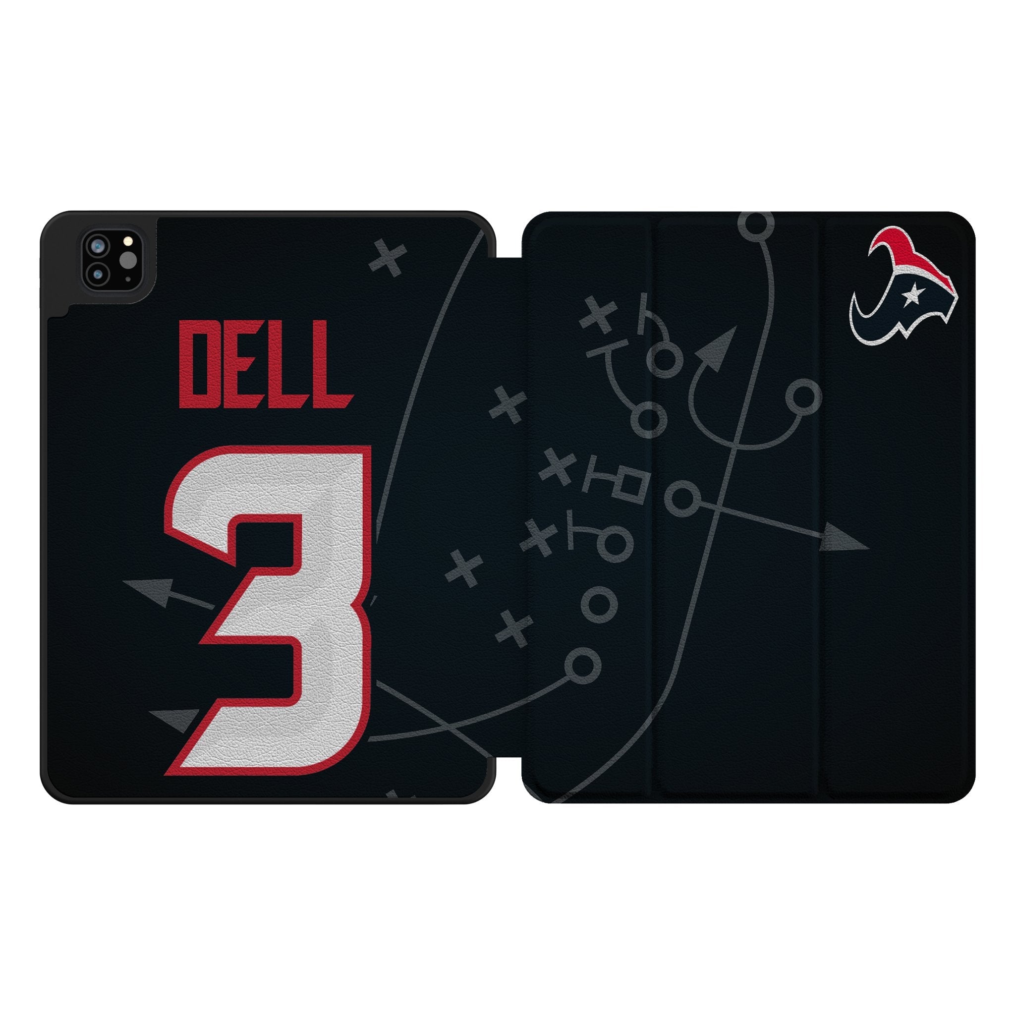 Tank Dell Houston Texans 3 Ready Tablet Case for Apple iPad - Sports Gifts, Sports Memorabilia, Sports Collectibles, Fan Shop