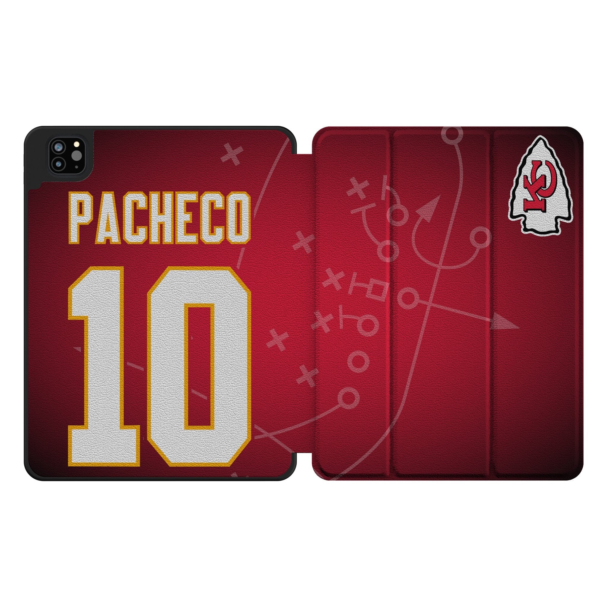 Isiah Pacheco Kansas City Chiefs 10 Ready Tablet Case for Apple iPad - Sports Gifts, Sports Memorabilia, Sports Collectibles, Fan Shop