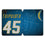 Tuli Tuipulotu Los Angeles Chargers 45 Ready Tablet Case for Apple iPad - Sports Gifts, Sports Memorabilia, Sports Collectibles, Fan Shop