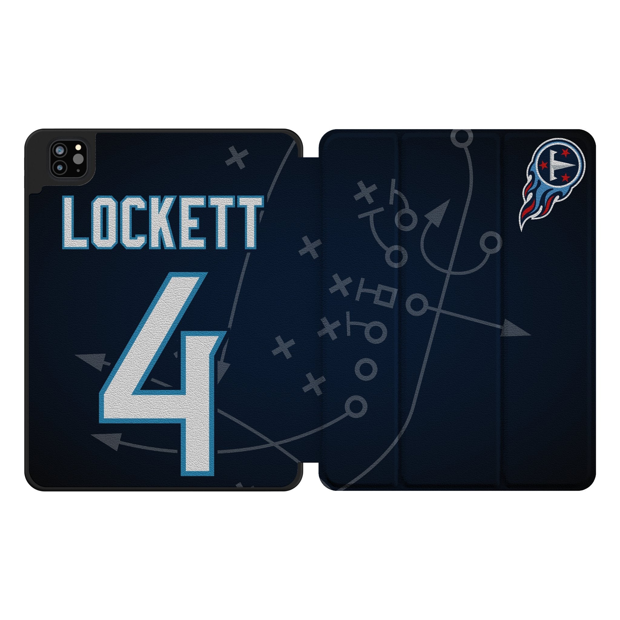 Tyler Lockett Tennessee Titans 4 Game Tactic Tablet Case for Apple iPad - Sports Gifts, Sports Memorabilia, Sports Collectibles, Fan Shop
