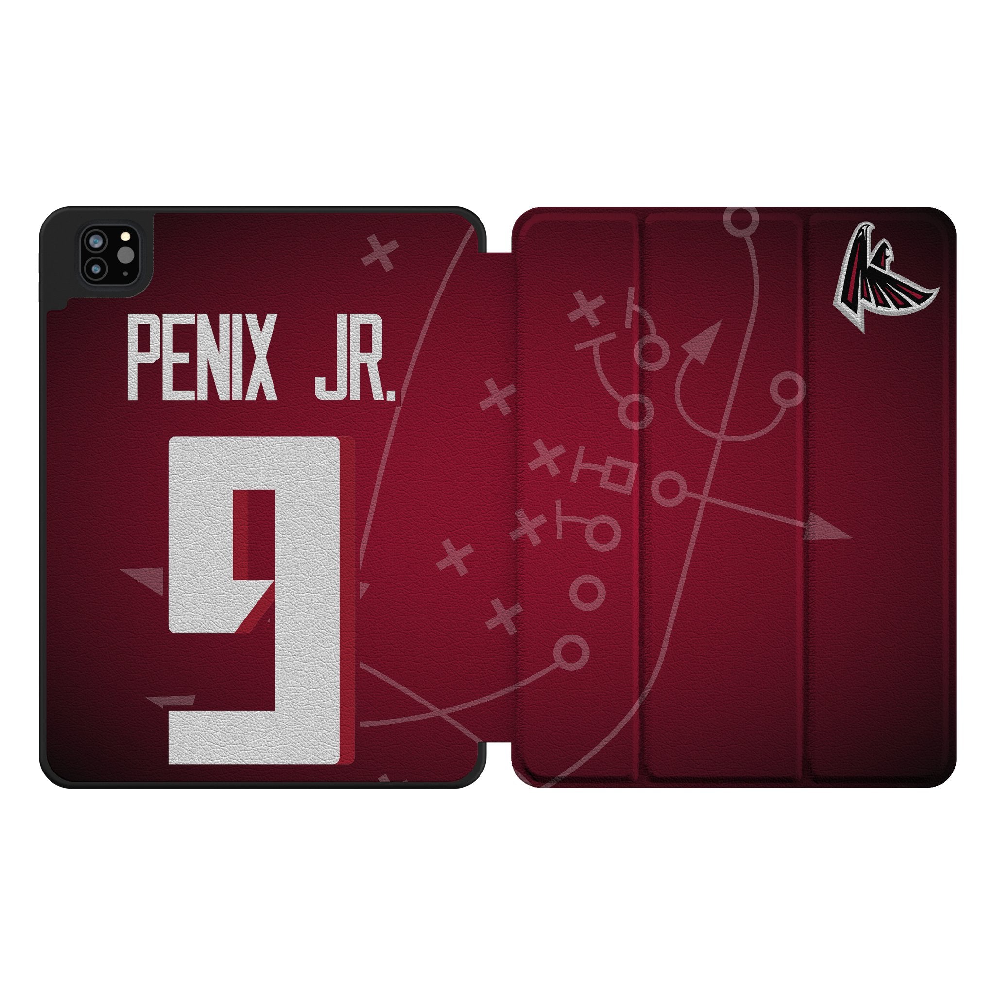 Michael Penix Jr. Atlanta Falcons 9 Game Tactic Tablet Case for Apple iPad - Sports Gifts, Sports Memorabilia, Sports Collectibles, Fan Shop