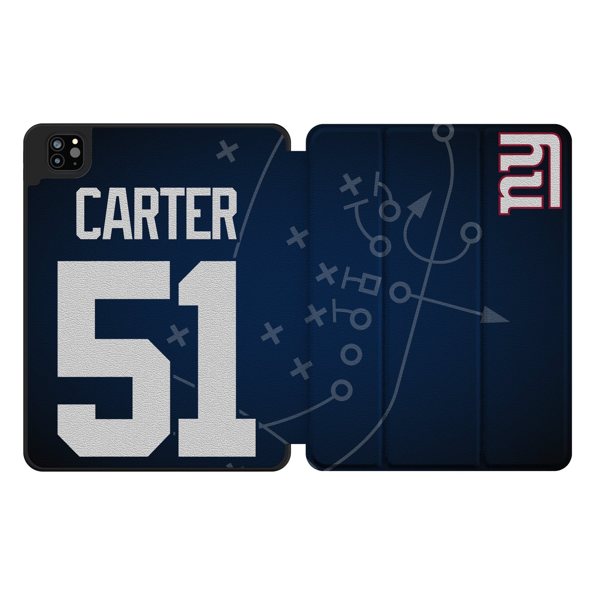 Abdul Carter New York Giants 51 Game Tactic Tablet Case for Apple iPad - Sports Gifts, Sports Memorabilia, Sports Collectibles, Fan Shop