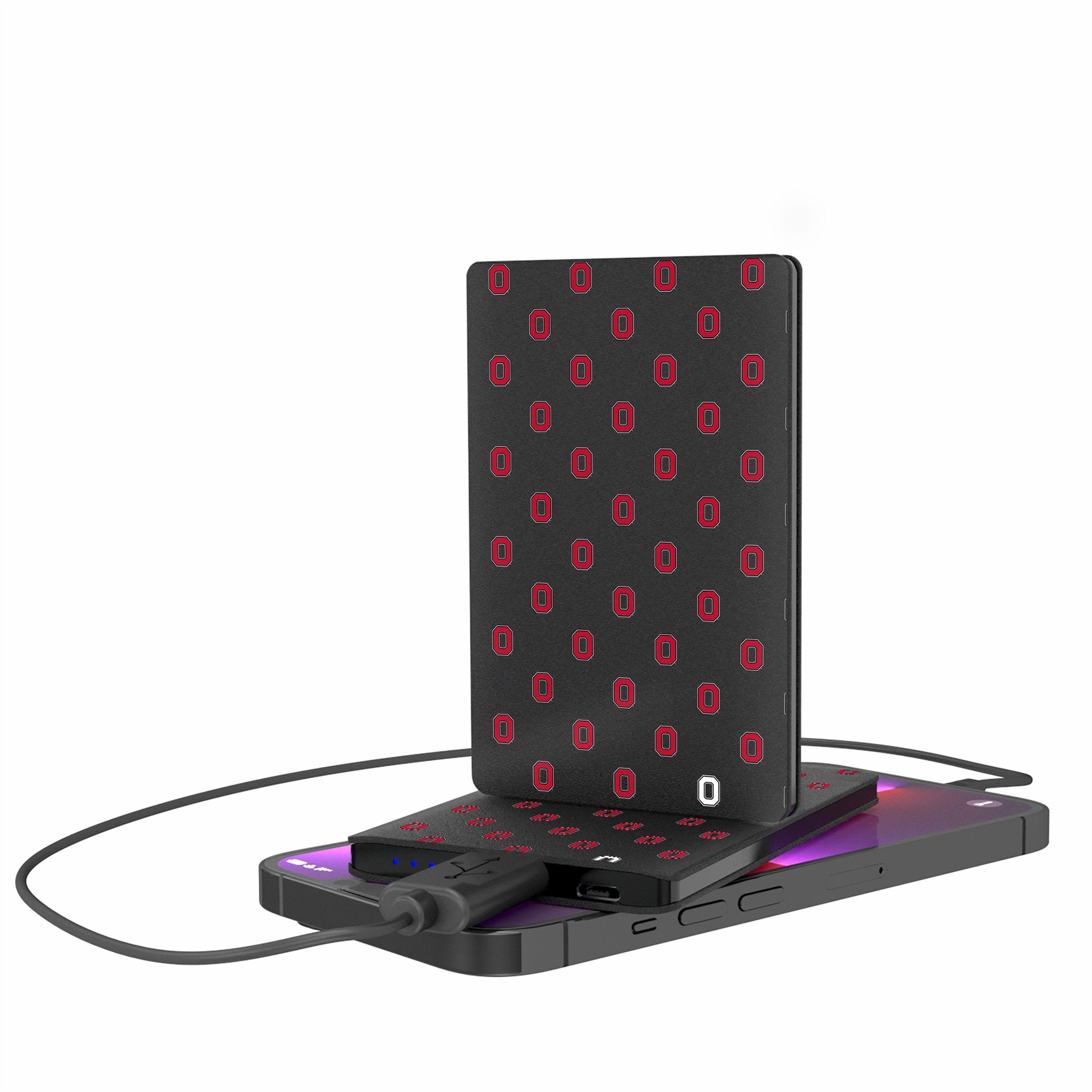 Ohio State University Buckeyes Fashion Pattern 2500mAh Credit Card Powerbank - Sports Gifts, Sports Memorabilia, Sports Collectibles, Fan Shop