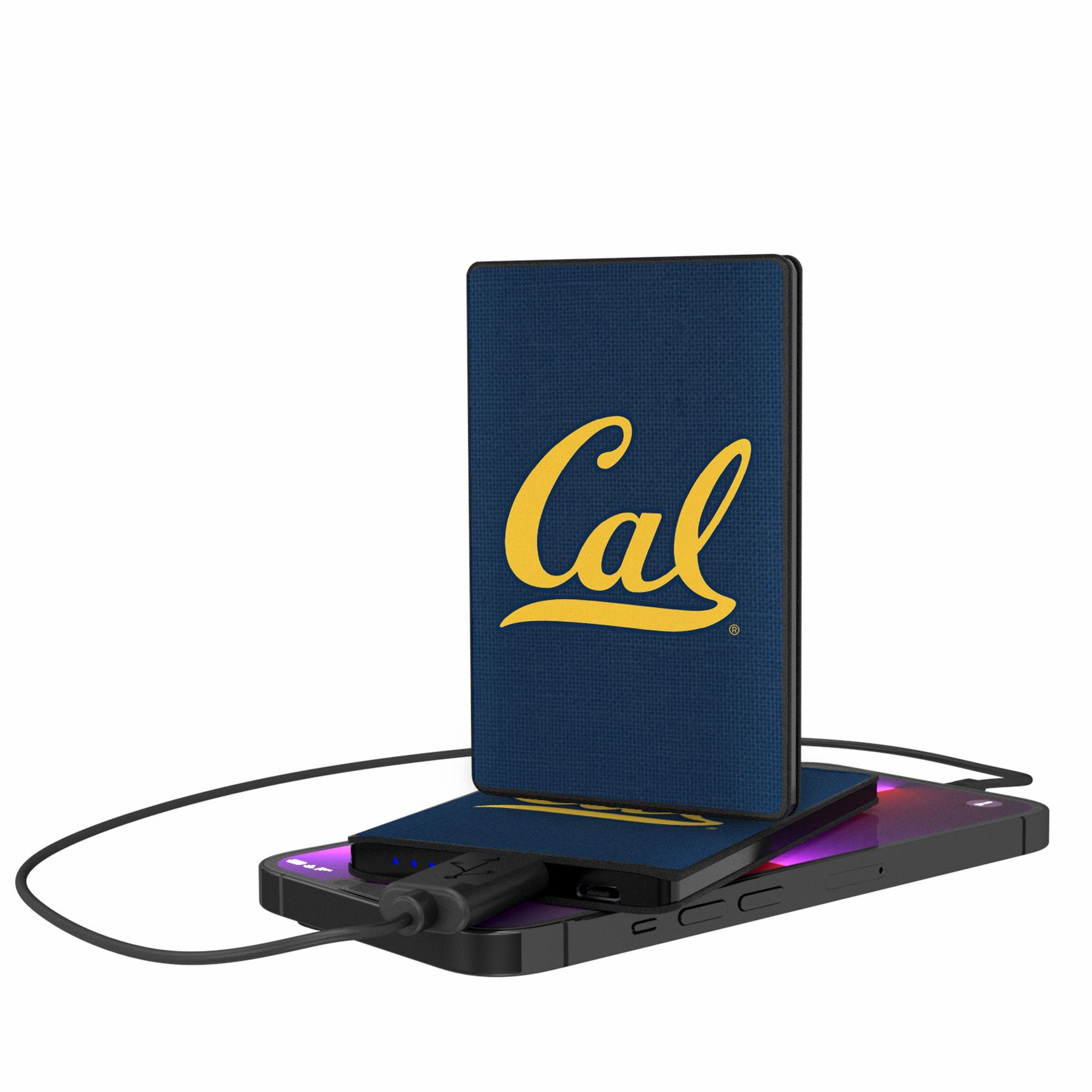 University of California Berkeley Golden Bears Solid 2500mAh Credit Card Powerbank - Sports Gifts, Sports Memorabilia, Sports Collectibles, Fan Shop
