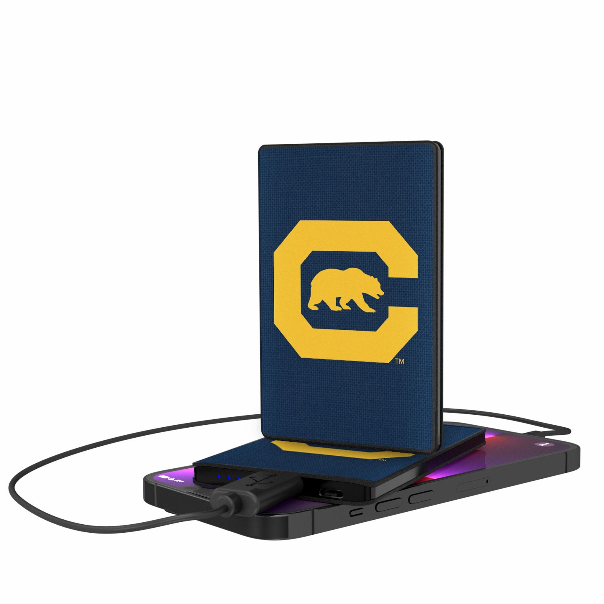 University of California Berkeley Golden Bears Solid 2500mAh Credit Card Powerbank - Sports Gifts, Sports Memorabilia, Sports Collectibles, Fan Shop