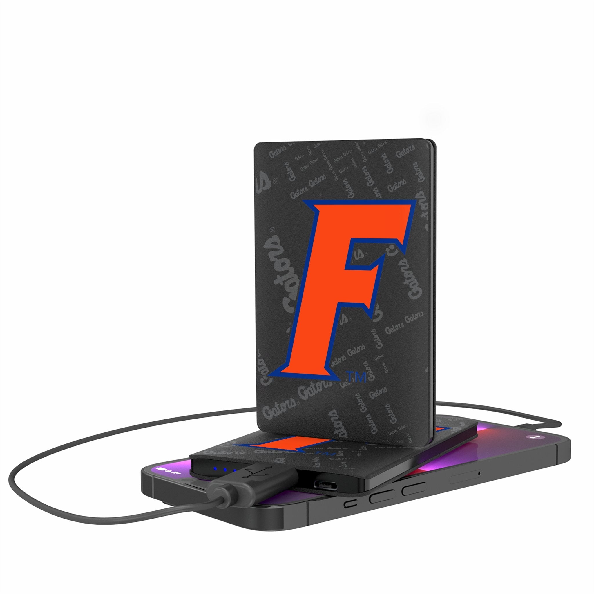 University of Florida Gators Quadtile 2500mAh Credit Card Powerbank - Sports Gifts, Sports Memorabilia, Sports Collectibles, Fan Shop