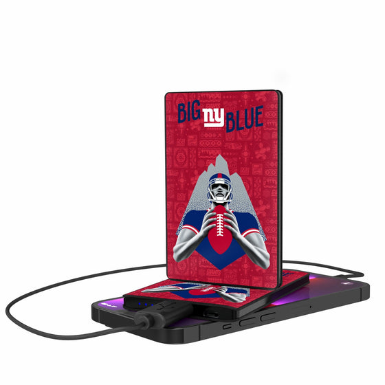 New York Giants 2024 Illustrated Limited Edition 2500mAh Credit Card Powerbank-0