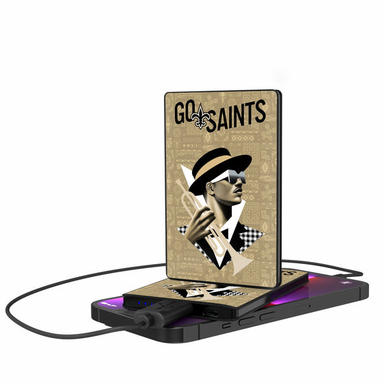New Orleans Saints 2024 Illustrated Limited Edition 2500mAh Credit Card Powerbank-0