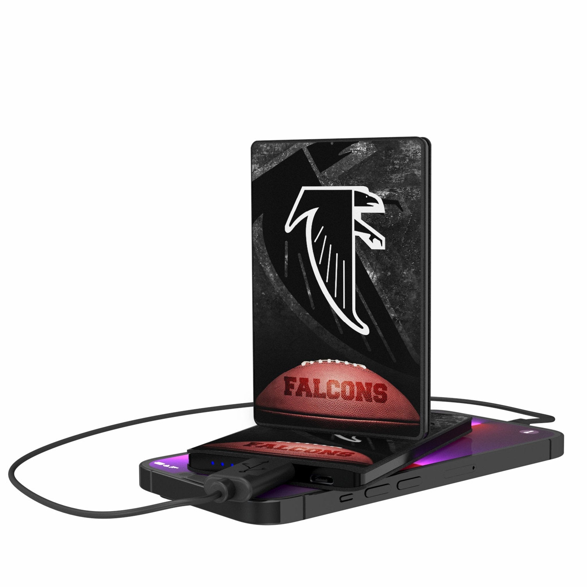 Atlanta Falcons Classic  Legendary 2500mAh Credit Card Powerbank - Sports Gifts, Sports Memorabilia, Sports Collectibles, Fan Shop