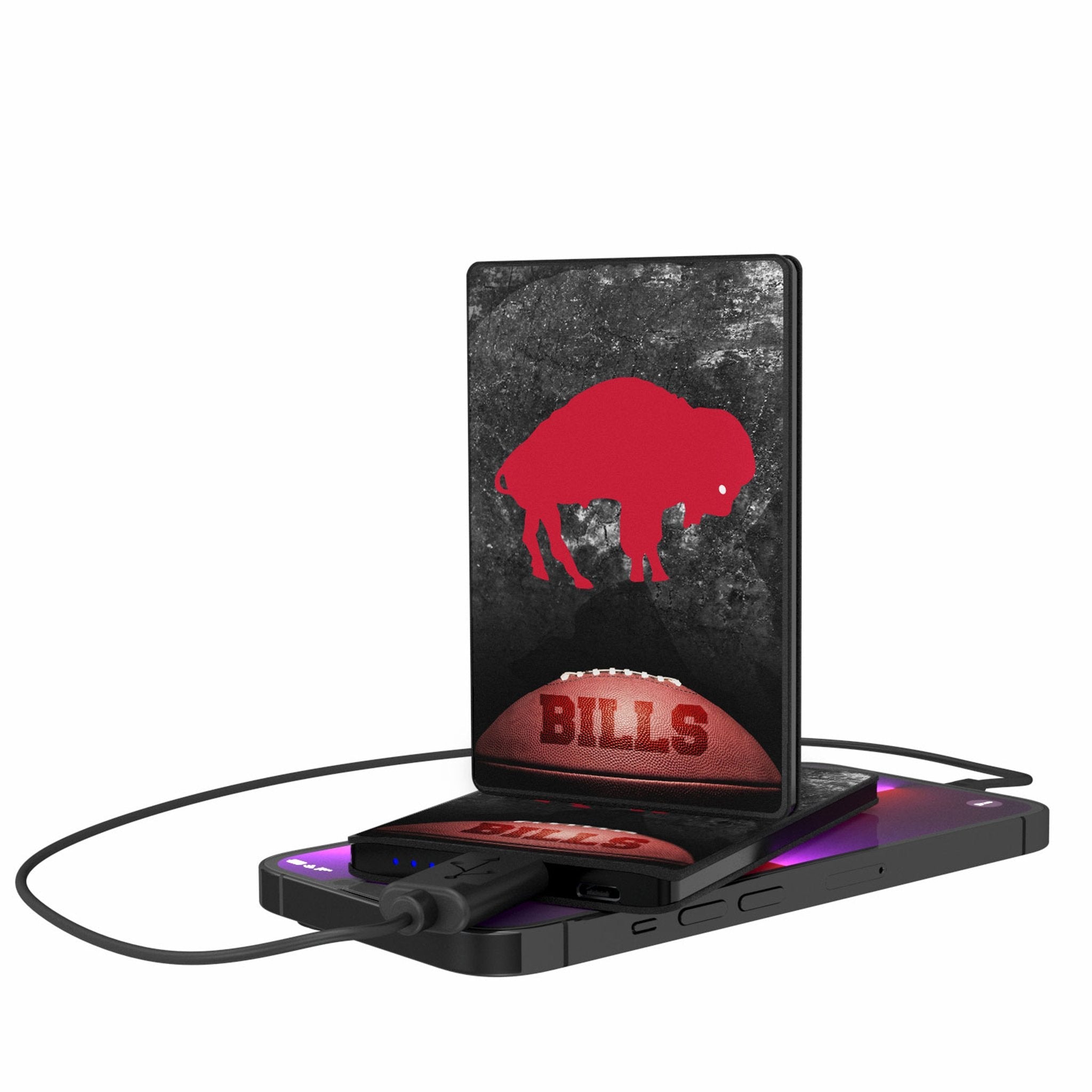 Buffalo Bills Historic Collection Legendary 2500mAh Credit Card Powerbank - Sports Gifts, Sports Memorabilia, Sports Collectibles, Fan Shop