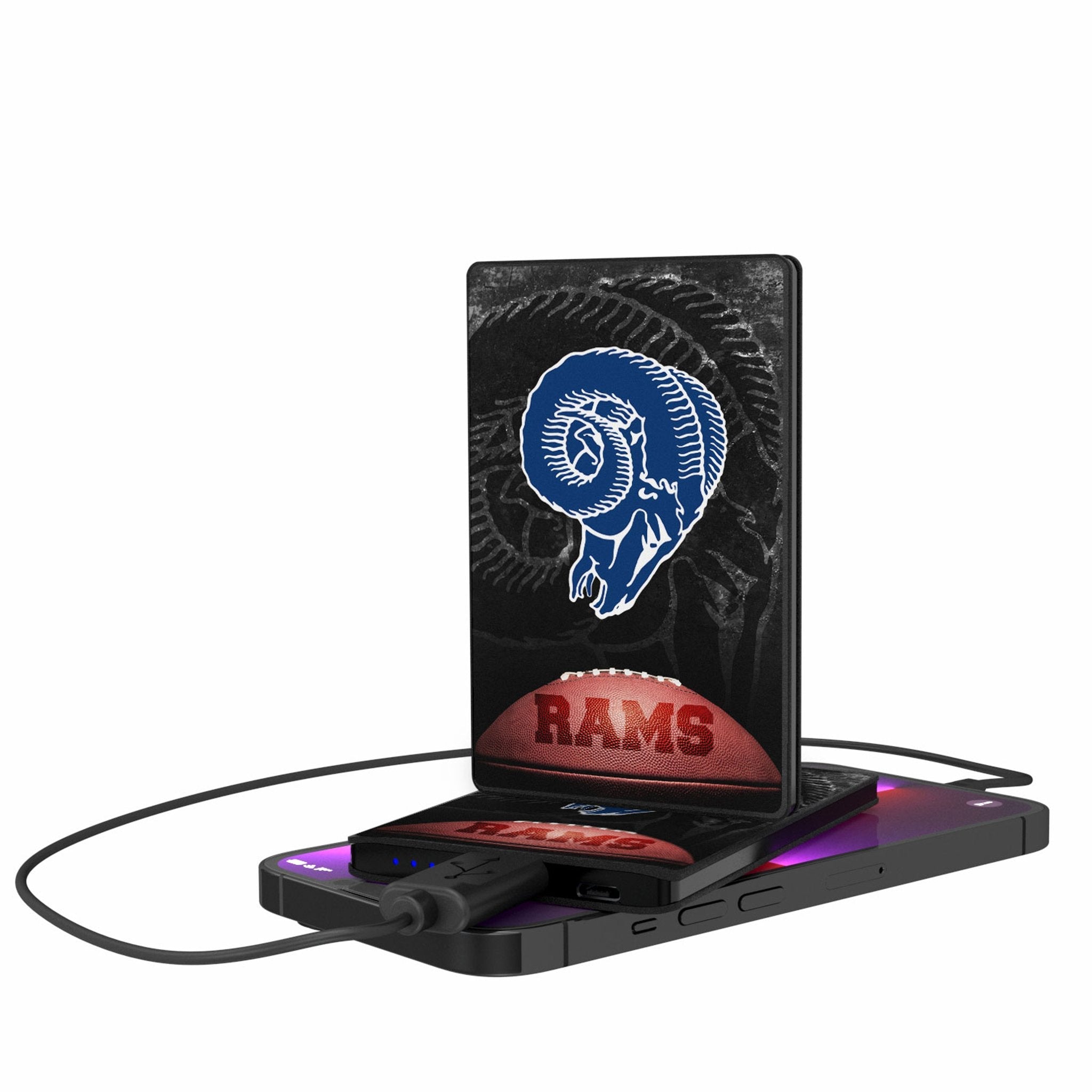 Los Angeles Rams Historic Collection Legendary 2500mAh Credit Card Powerbank - Sports Gifts, Sports Memorabilia, Sports Collectibles, Fan Shop