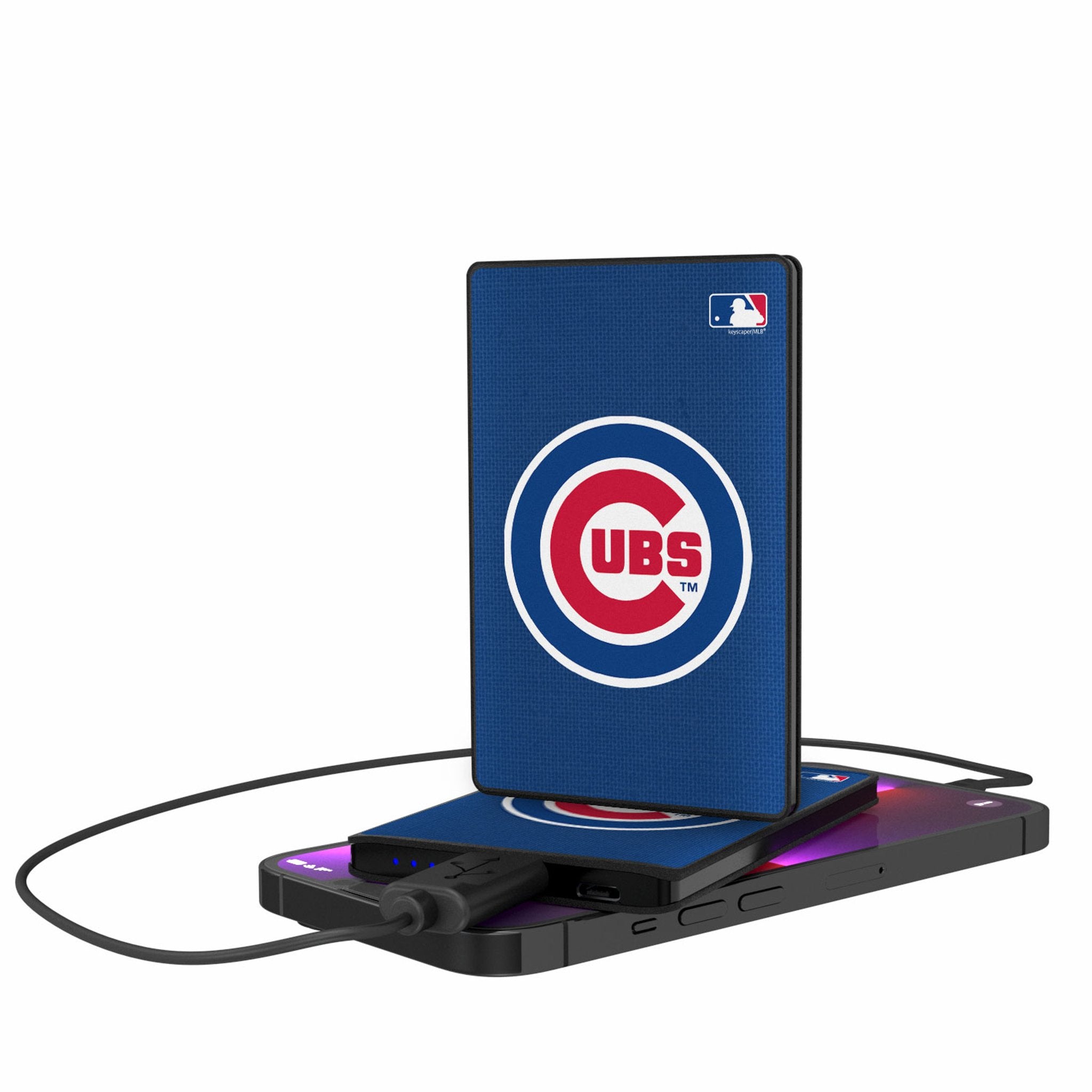 Chicago Cubs Solid 2500mAh Credit Card Powerbank - Sports Gifts, Sports Memorabilia, Sports Collectibles, Fan Shop