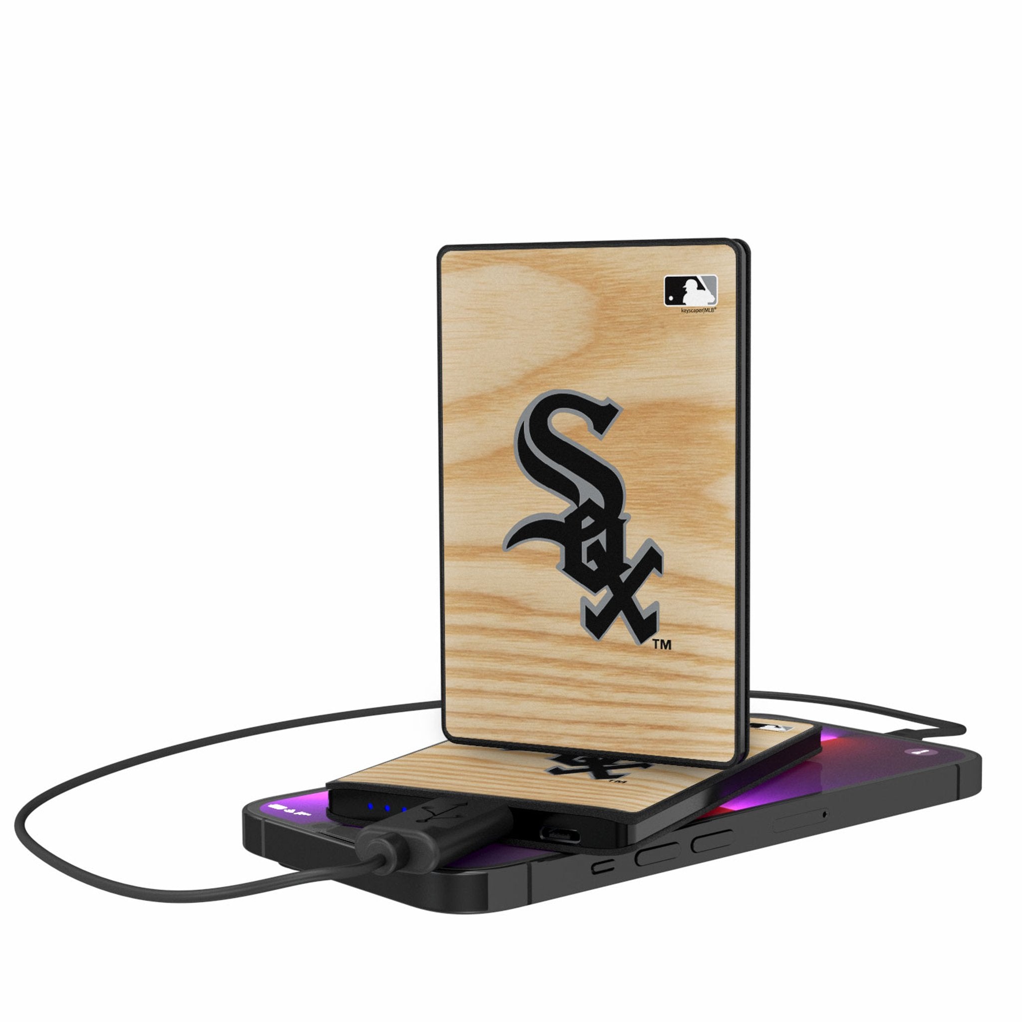 Chicago White Sox Baseball Bat 2500mAh Credit Card Powerbank - Sports Gifts, Sports Memorabilia, Sports Collectibles, Fan Shop