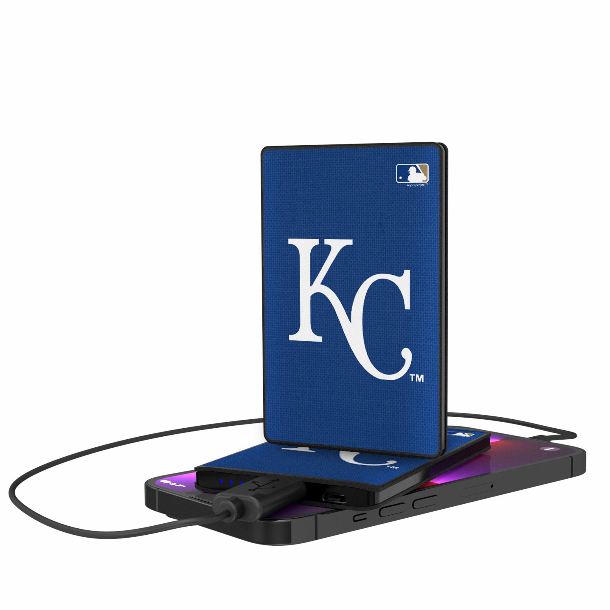 Kansas City Royals Solid 2500mAh Credit Card Powerbank - Sports Gifts, Sports Memorabilia, Sports Collectibles, Fan Shop