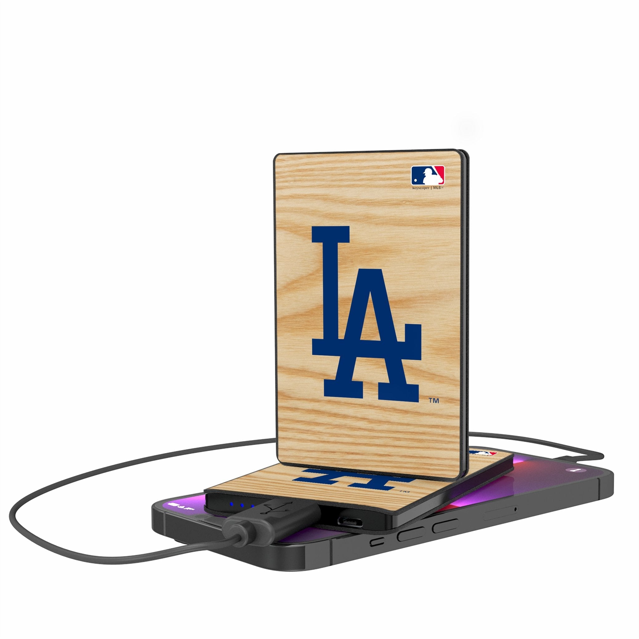 LA Dodgers Baseball Bat 2500mAh Credit Card Powerbank - Sports Gifts, Sports Memorabilia, Sports Collectibles, Fan Shop