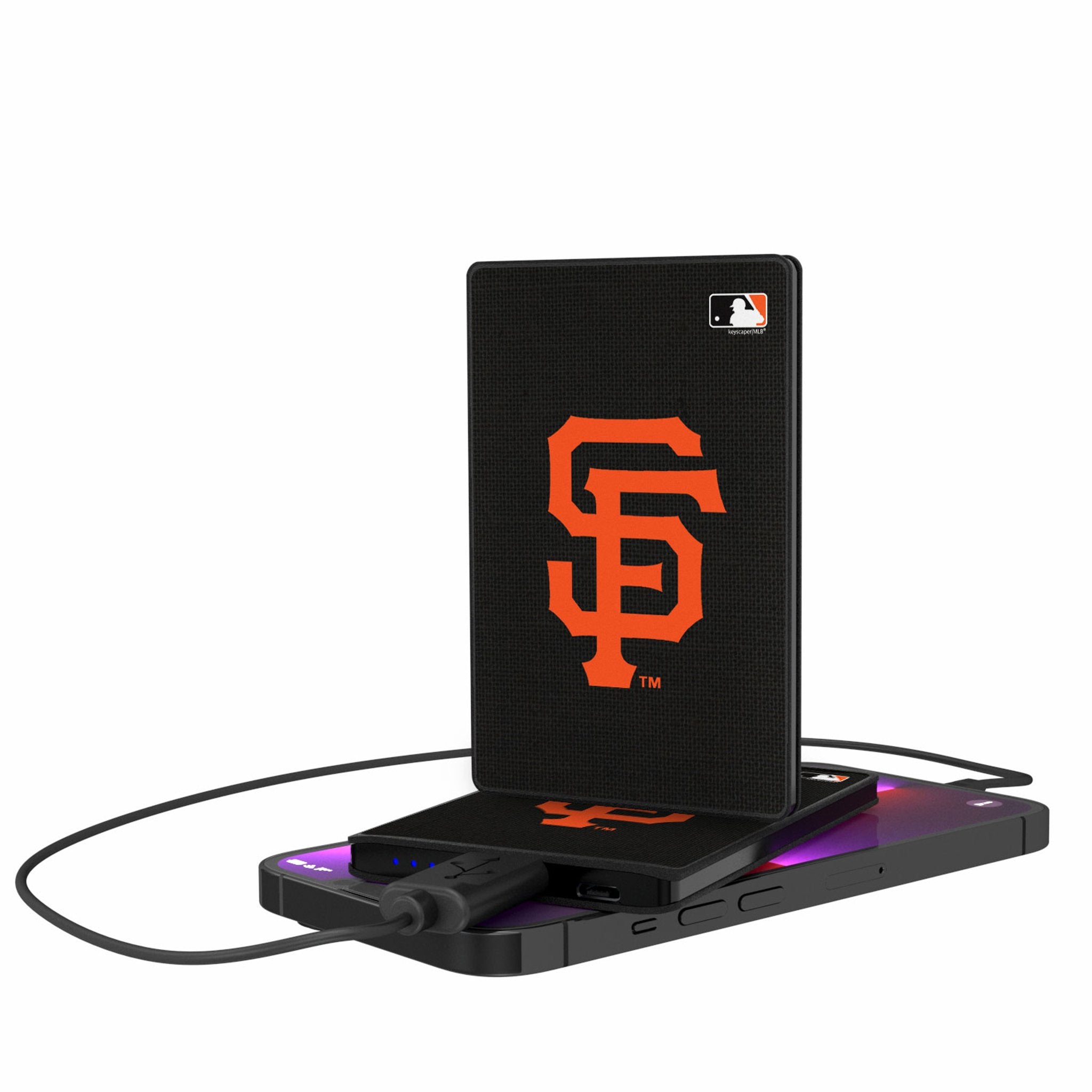 San Francisco Giants Solid 2500mAh Credit Card Powerbank - Sports Gifts, Sports Memorabilia, Sports Collectibles, Fan Shop