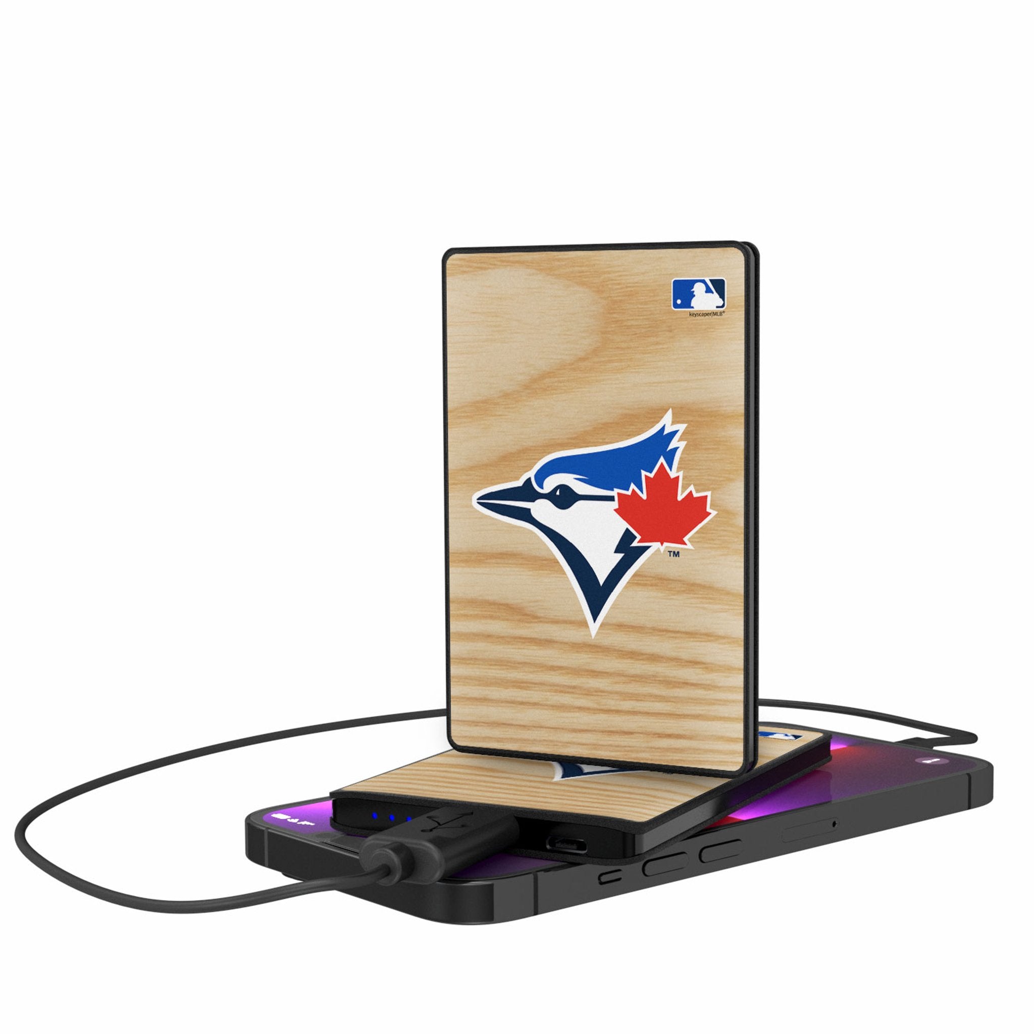 Toronto Blue Jays Baseball Bat 2500mAh Credit Card Powerbank - Sports Gifts, Sports Memorabilia, Sports Collectibles, Fan Shop