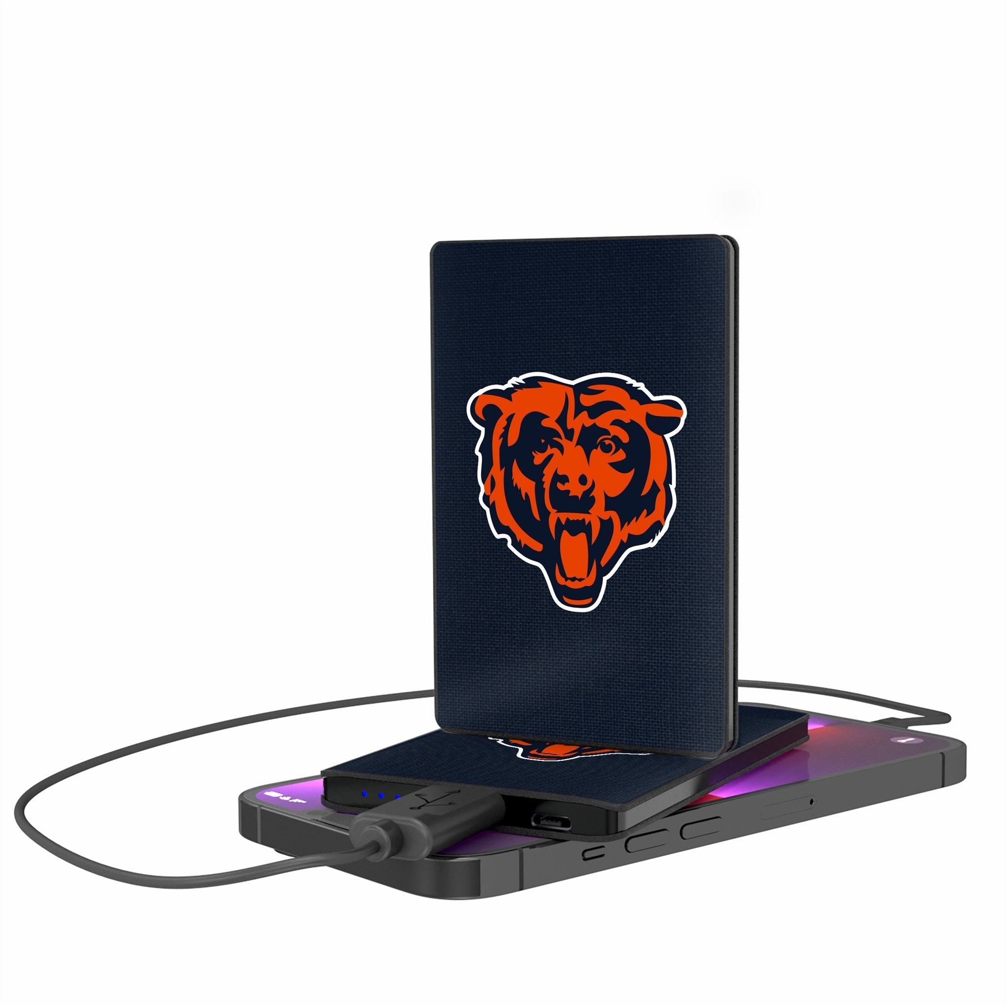 Chicago Bears Solid 2500mAh Credit Card Powerbank - Sports Gifts, Sports Memorabilia, Sports Collectibles, Fan Shop