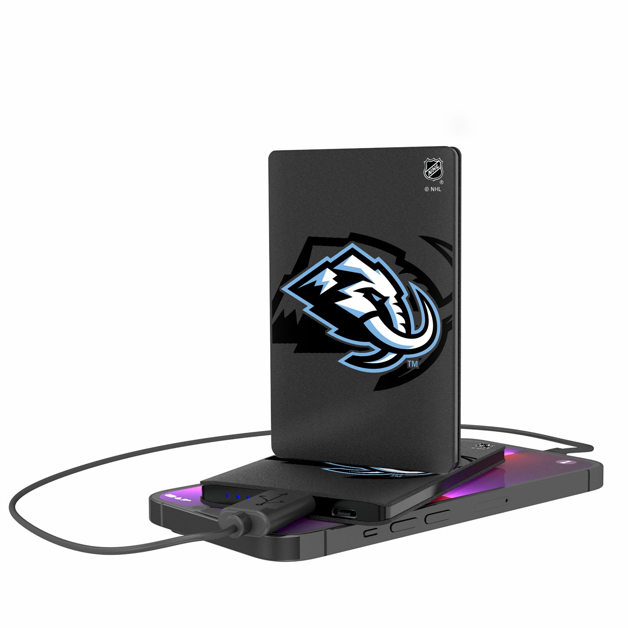 Utah Mammoth Monocolor Tilt 2500mAh Credit Card Powerbank - Sports Gifts, Sports Memorabilia, Sports Collectibles, Fan Shop