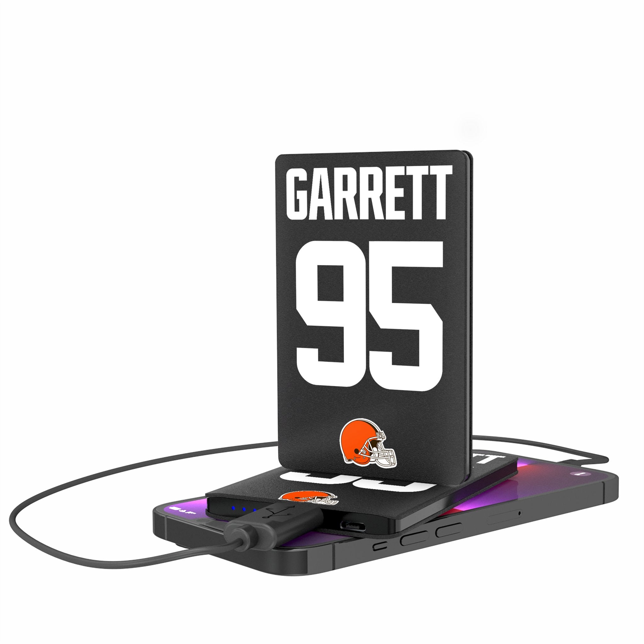 Myles Garrett Cleveland Browns 95 Ready 2500mAh Credit Card Powerbank - Sports Gifts, Sports Memorabilia, Sports Collectibles, Fan Shop
