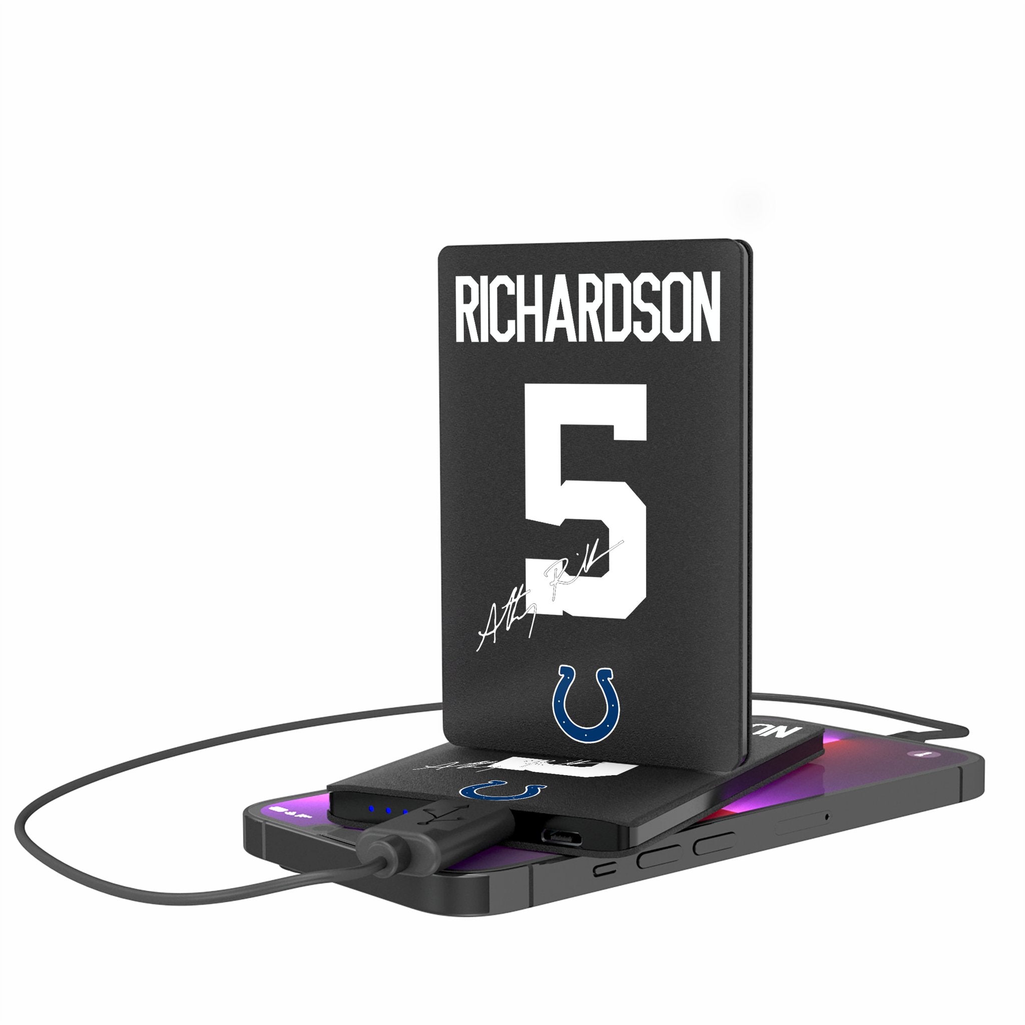 Anthony Richardson Indianapolis Colts 5 Ready 2500mAh Credit Card Powerbank - Sports Gifts, Sports Memorabilia, Sports Collectibles, Fan Shop