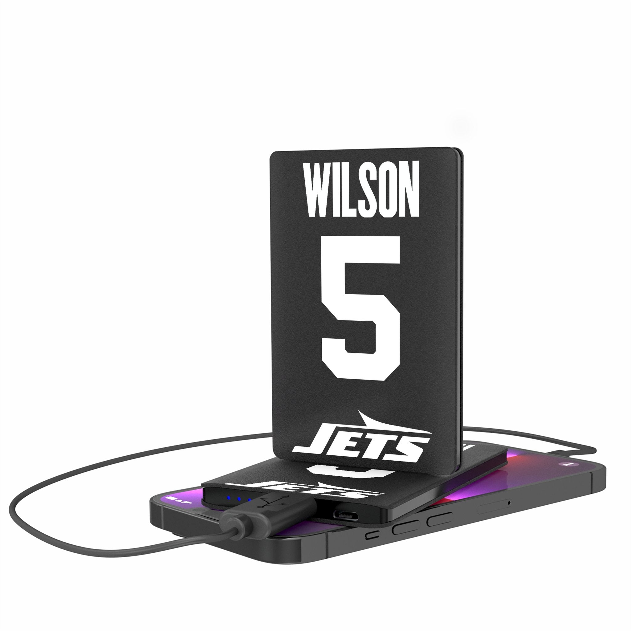 Garrett Wilson New York Jets 5 Ready 2500mAh Credit Card Powerbank - Sports Gifts, Sports Memorabilia, Sports Collectibles, Fan Shop