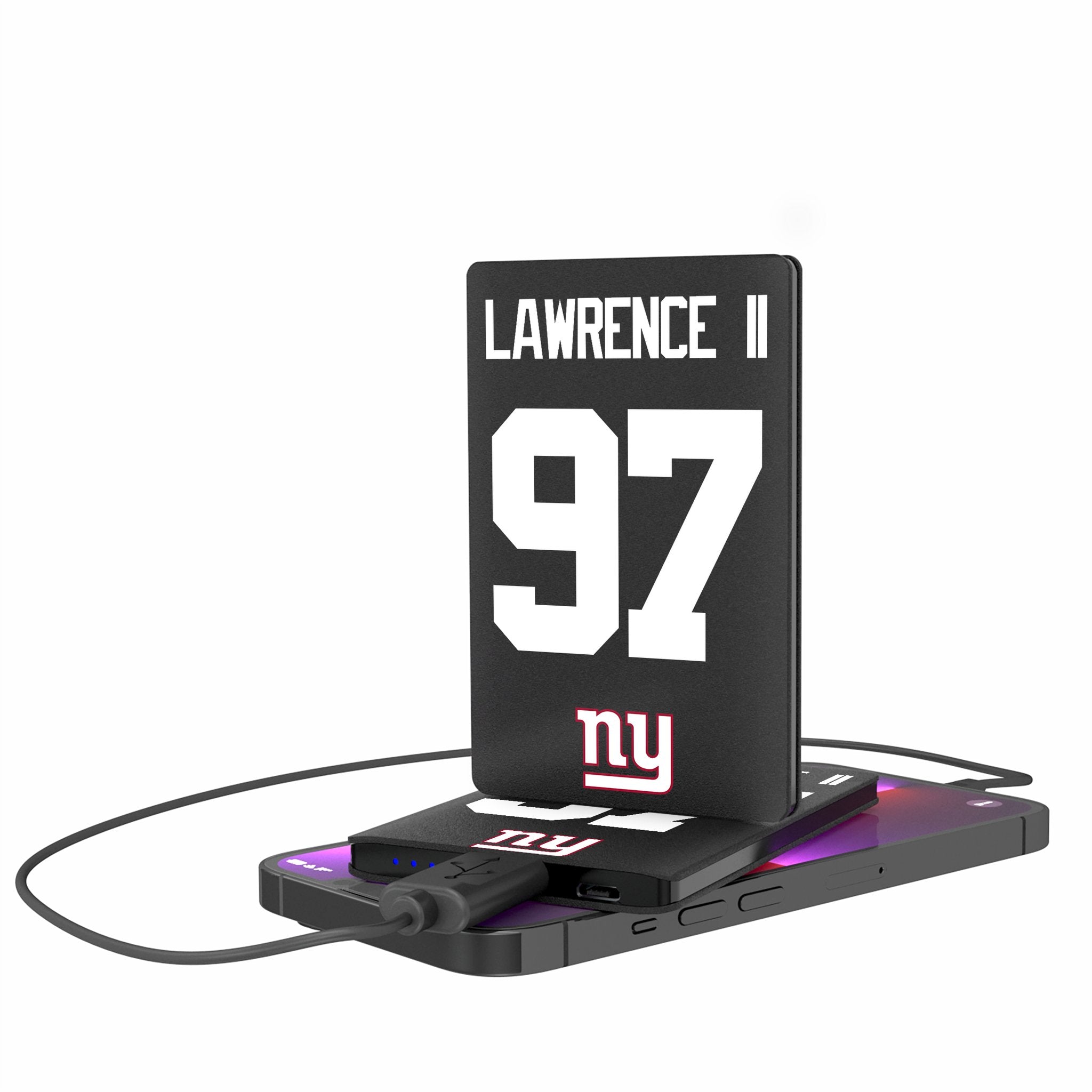 Dexter Lawrence II New York Giants 97 Ready 2500mAh Credit Card Powerbank - Sports Gifts, Sports Memorabilia, Sports Collectibles, Fan Shop