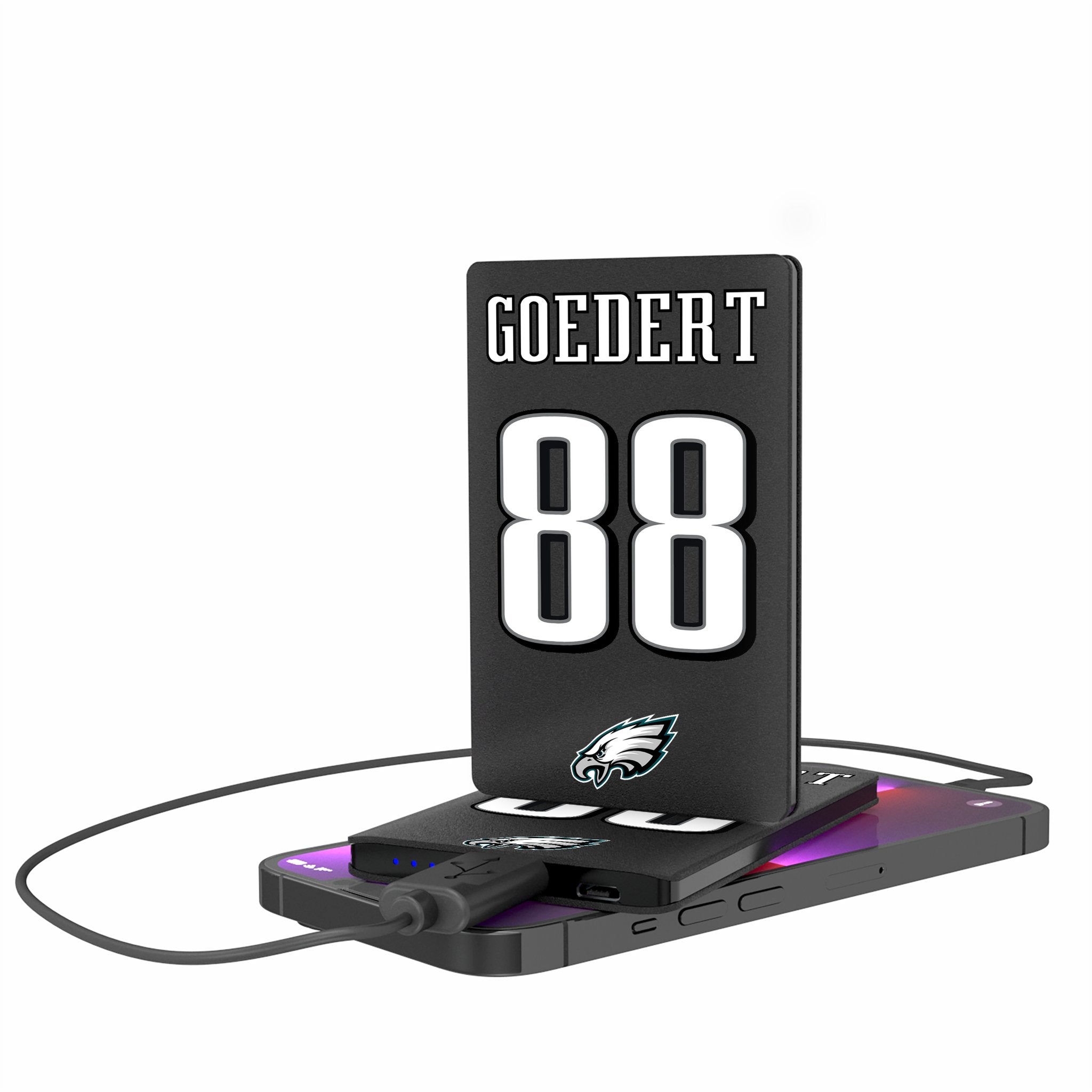 Dallas Goedert Philadelphia Eagles 88 Ready 2500mAh Credit Card Powerbank - Sports Gifts, Sports Memorabilia, Sports Collectibles, Fan Shop