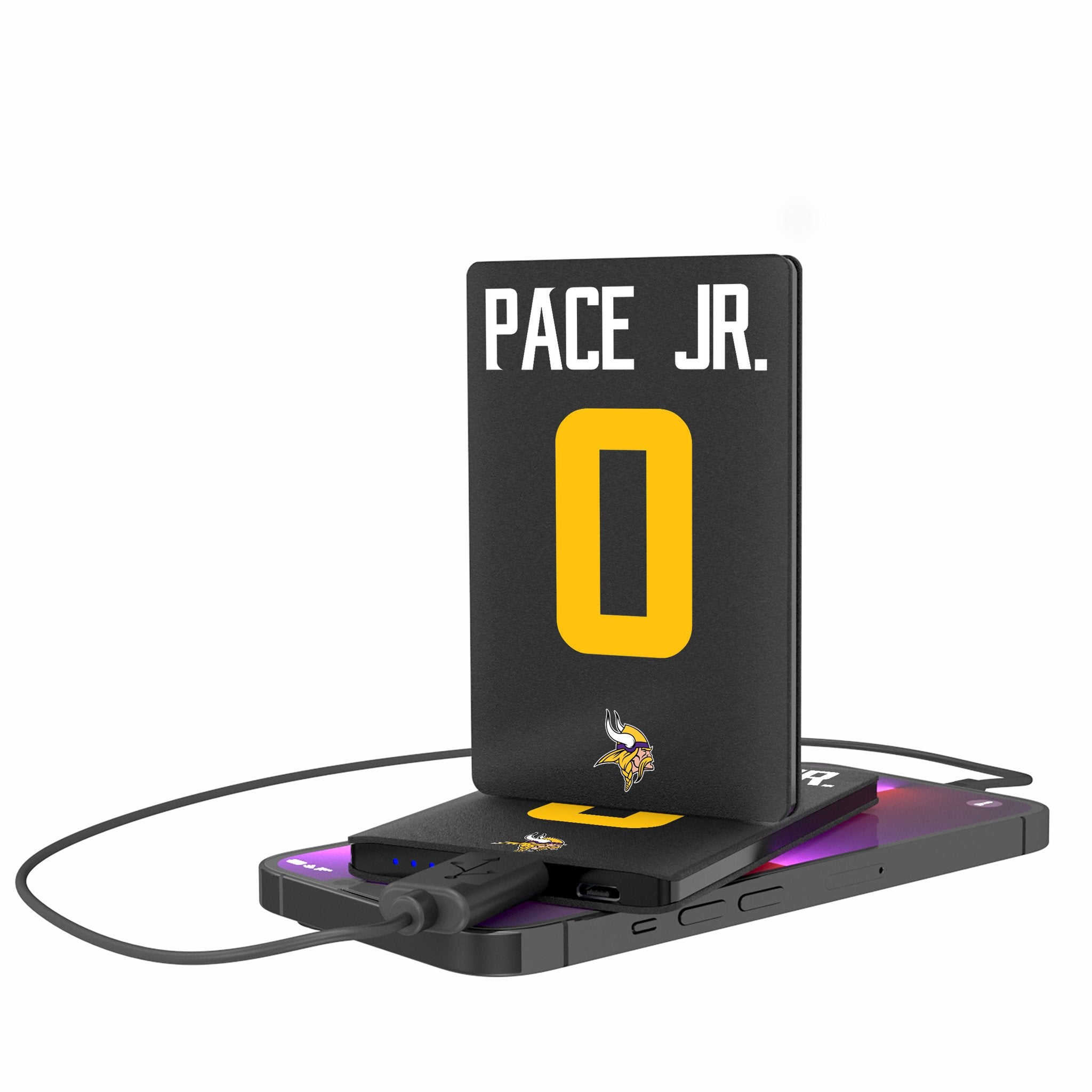 Ivan Pace Jr. Minnesota Vikings 0 Ready 2500mAh Credit Card Powerbank - Sports Gifts, Sports Memorabilia, Sports Collectibles, Fan Shop