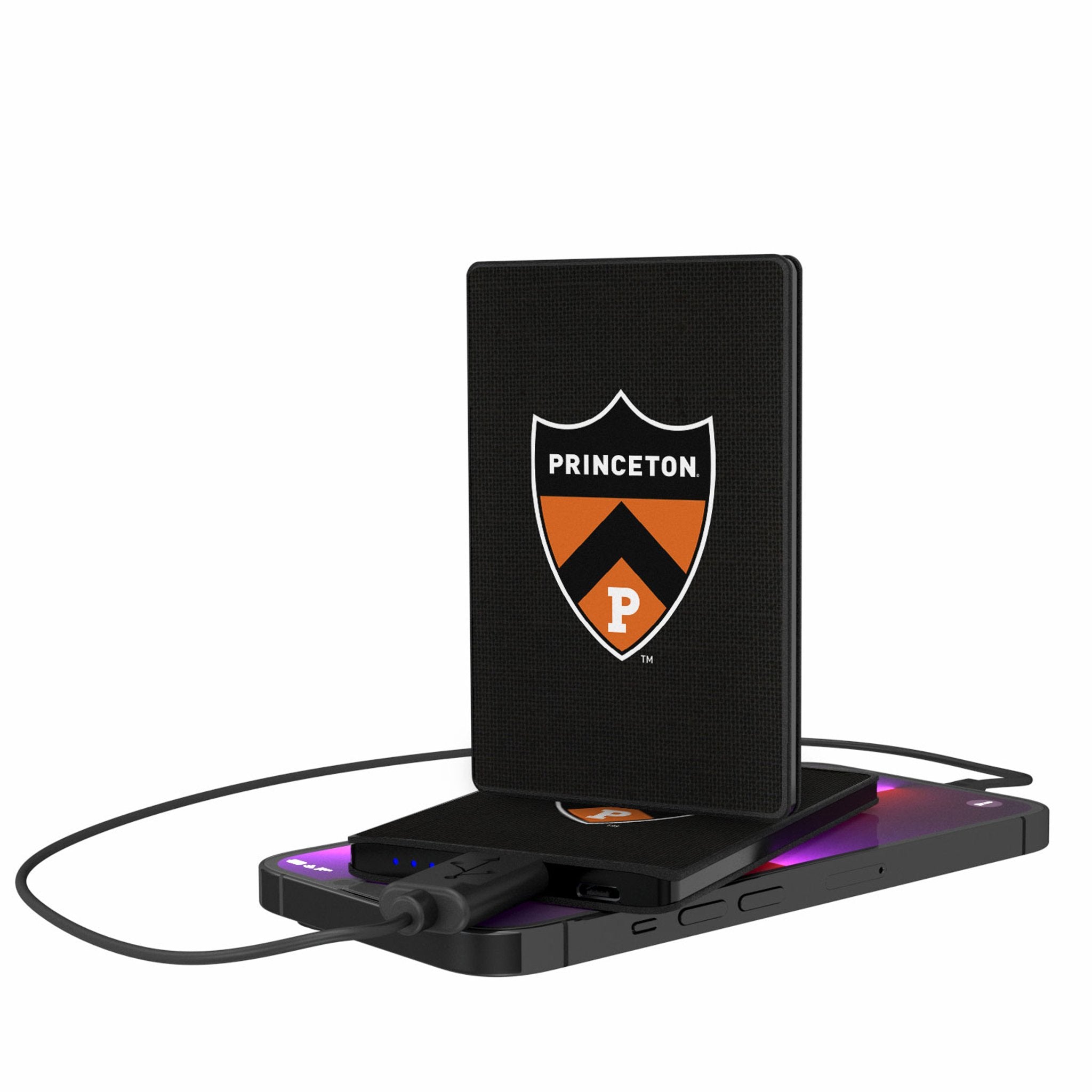 Princeton Tigers Solid 2500mAh Credit Card Powerbank - Sports Gifts, Sports Memorabilia, Sports Collectibles, Fan Shop