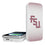 Florida State University Seminoles Athletic Wordmark Linen 5000mAh Portable Wireless Charger - Sports Gifts, Sports Memorabilia, Sports Collectibles, Fan Shop