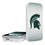 Michigan State University Spartans Linen 5000mAh Portable Wireless Charger - Sports Gifts, Sports Memorabilia, Sports Collectibles, Fan Shop
