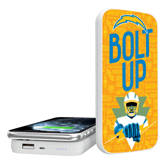 Los Angeles Chargers 2024 Illustrated Limited Edition 5000mAh Portable Wireless Charger-0
