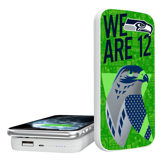 Seattle Seahawks 2024 Illustrated Limited Edition 5000mAh Portable Wireless Charger-0