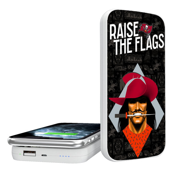 Tampa Bay Buccaneers 2024 Illustrated Limited Edition 5000mAh Portable Wireless Charger-0
