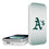 Oakland Athletics Linen 5000mAh Portable Wireless Charger - Sports Gifts, Sports Memorabilia, Sports Collectibles, Fan Shop