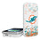 Miami Dolphins Confetti 5000mAh Portable Wireless Charger - Sports Gifts, Sports Memorabilia, Sports Collectibles, Fan Shop