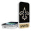 New Orleans Saints Endzone Solid 5000mAh Portable Wireless Charger - Sports Gifts, Sports Memorabilia, Sports Collectibles, Fan Shop