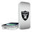 Las Vegas Raiders Linen 5000mAh Portable Wireless Charger - Sports Gifts, Sports Memorabilia, Sports Collectibles, Fan Shop
