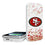 San Francisco 49ers Confetti 5000mAh Portable Wireless Charger - Sports Gifts, Sports Memorabilia, Sports Collectibles, Fan Shop