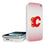 Calgary Flames Linen 5000mAh Portable Wireless Charger - Sports Gifts, Sports Memorabilia, Sports Collectibles, Fan Shop