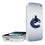 Vancouver Canucks Linen 5000mAh Portable Wireless Charger - Sports Gifts, Sports Memorabilia, Sports Collectibles, Fan Shop