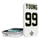 Chase Young New Orleans Saints 99 Ready 5000mAh Portable Wireless Charger - Sports Gifts, Sports Memorabilia, Sports Collectibles, Fan Shop