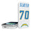 RaShawn Slater Los Angeles Chargers 70 Ready 5000mAh Portable Wireless Charger - Sports Gifts, Sports Memorabilia, Sports Collectibles, Fan Shop