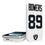 Brock Bowers Las Vegas Raiders 89 Ready 5000mAh Portable Wireless Charger - Sports Gifts, Sports Memorabilia, Sports Collectibles, Fan Shop