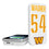 Bobby Wagner Washington Commanders 54 Ready 5000mAh Portable Wireless Charger - Sports Gifts, Sports Memorabilia, Sports Collectibles, Fan Shop